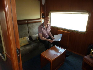 Ghan cabin day